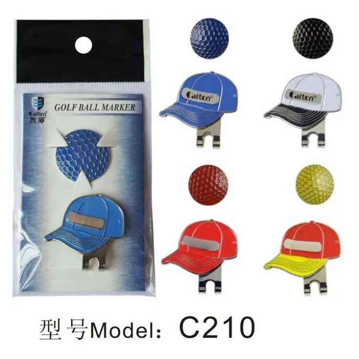 

Golf Ball Markers with Magnetic Golf Hat Clips Golf Visor Design Free Shipping