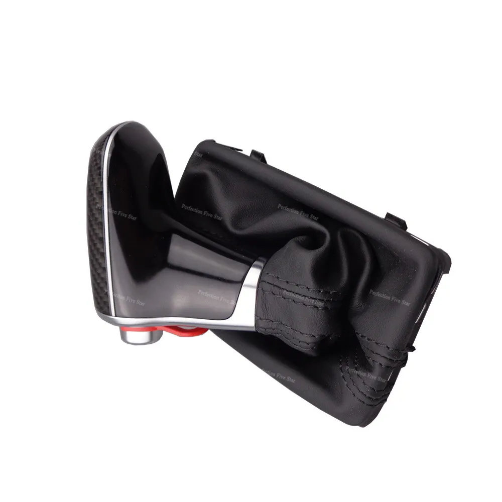 Рычаг переключения передач 8KD713139 из углеродного волокна с ручкой w/ Gaiter Boot AT LHD