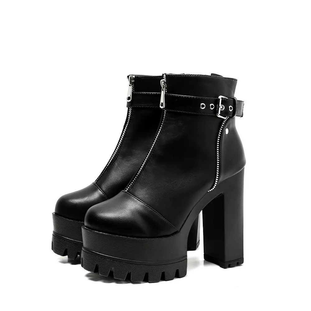 2019 новые женские ботинки женская обувь на очень высоком каблуке Ботинки Martin