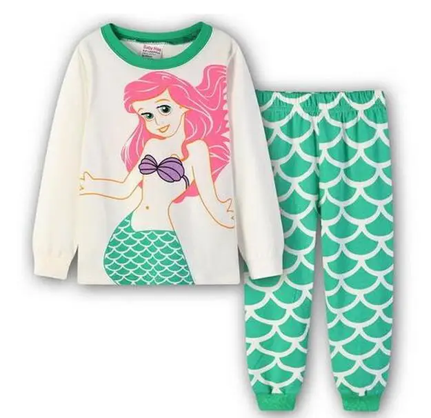 style 7 Хлопок Зима Анна Эльза комплект одежды для детей мультфильм Домашняя одежда пижамы спортивный костюм спортивные костюмы девочек детская одежда Chan238 - Цвет: style 7