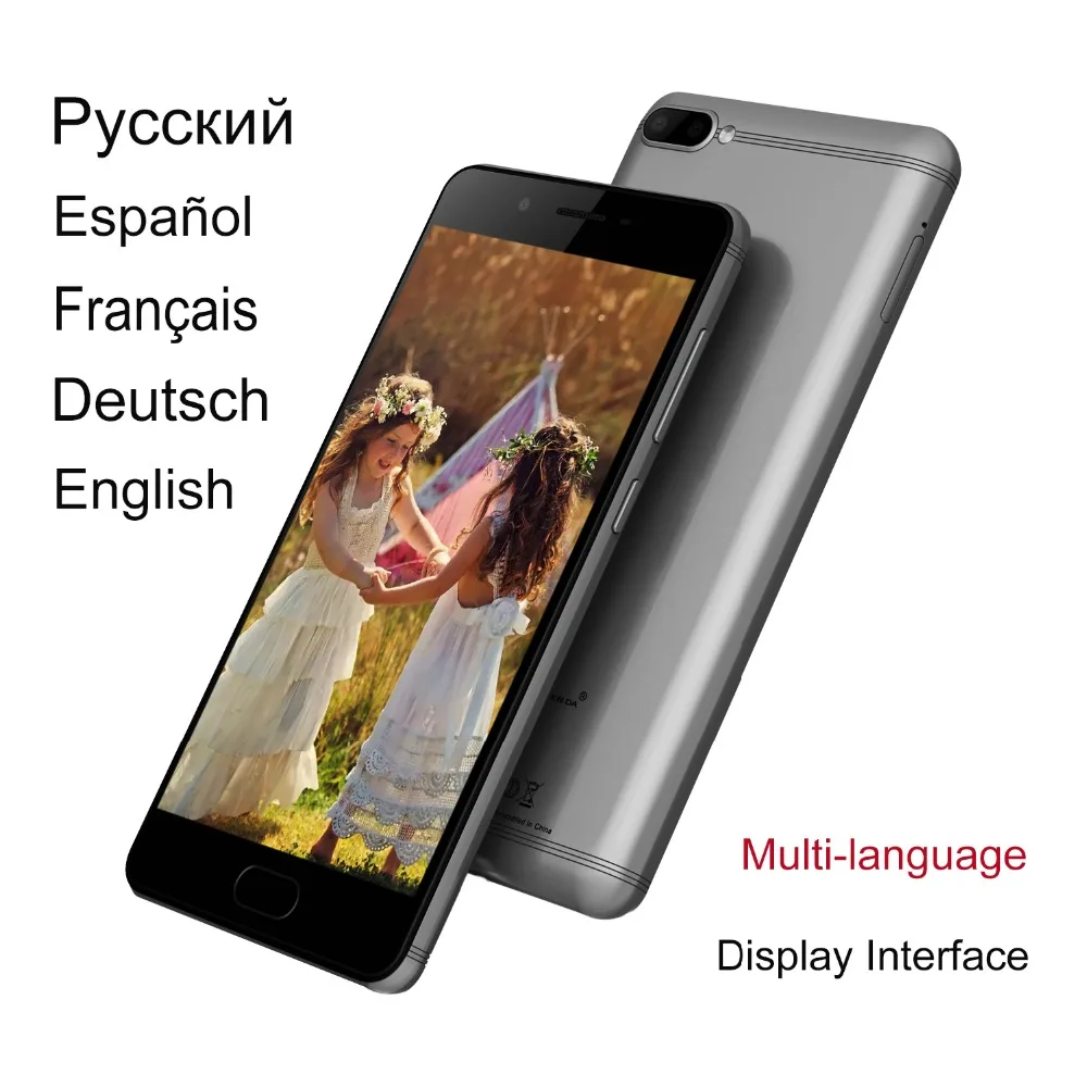 Kenxinda X6 5 0 &quotAndriod7.0 3g + 32 г 4 ядра 1. Гц 13MP 8MP двойной камеры 3500 мАч Батарея 4G отпечатков