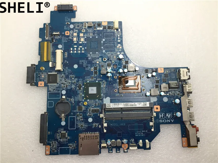SHELI для sony SVF152 Материнская плата ноутбука с SR0VQ 2117U DA0HK9MB6D0