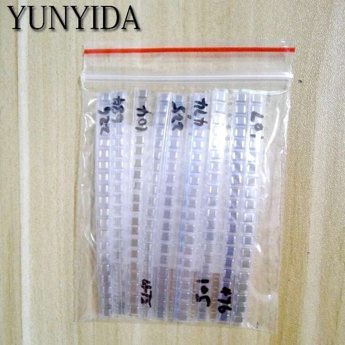 1210 SMD конденсатор Ассорти комплект 10 значений * 20 шт. = 200 100нф ~ 100 мкФ набор образцов