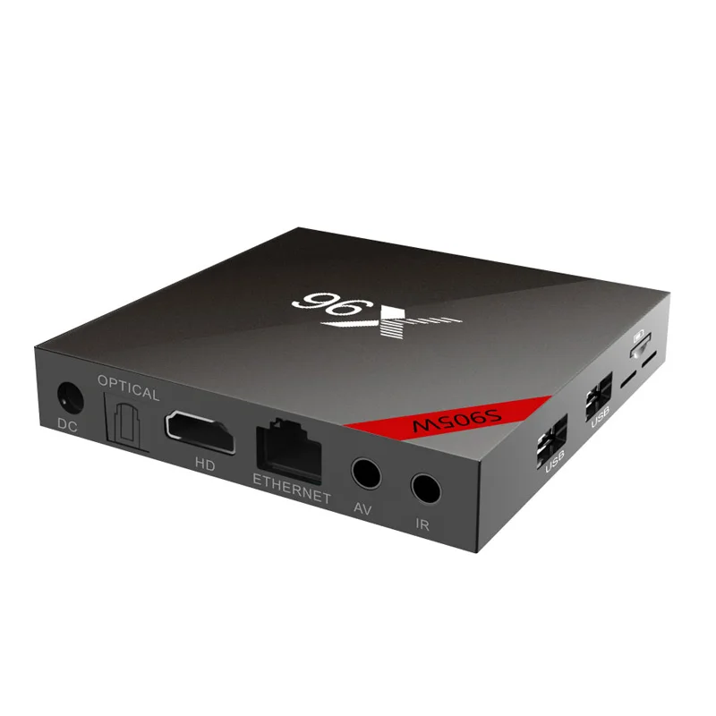 X96 Amlogic четырехъядерный Android 7 1 tv Box 2 4G Wifi 4 K * HD BOX H.265 Miracast Airplay X96W комплект bluetooth Top PK