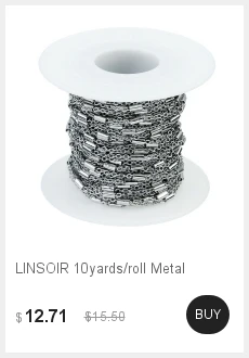LINSOIR 10 ярдов/лот диаметр 2/2. 5/3/4/5 мм Нержавеющая сталь ссылка о цепи оптом цвет серебристый, Золотой Rolo цепи для Цепочки и ожерелья Diy ювелирных изделий