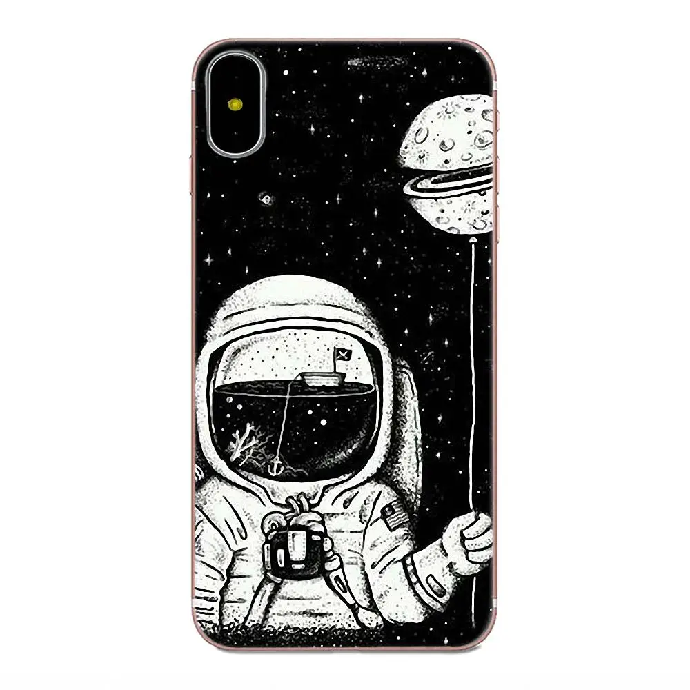 Мягкая одежда с принтом милой чехол астронавта Moon для LG G4 G5 G6 K4 K7 K8 K10 2017 V10 V20 V30