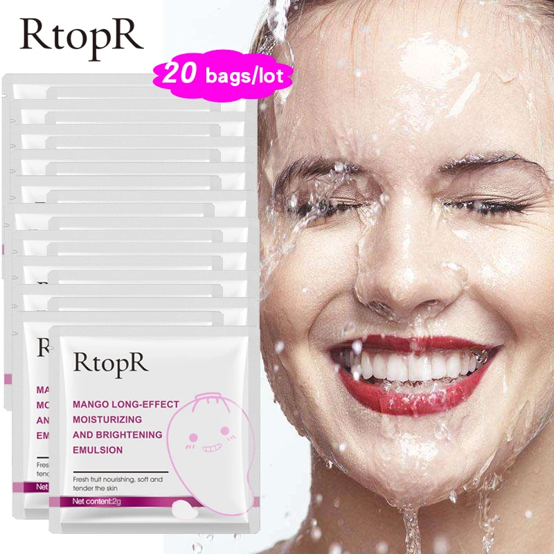 20 шт манго увлажняющий антивозрастной Эмульсия анти морщинки кожи отбеливает