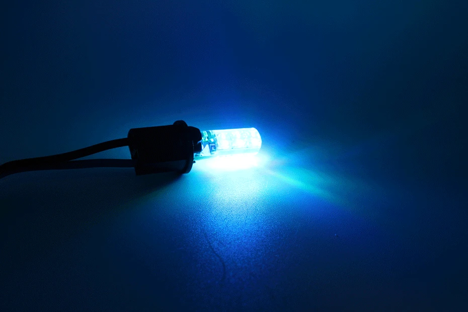СВЕТОДИОДНЫЙ цветной светильник T10 RGB 5050 6 SMD 192 W5W с беспроводным пультом