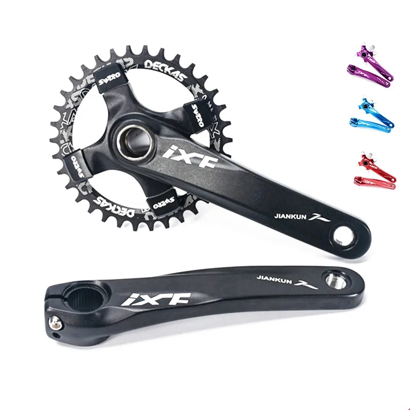 IXF Mtb велосипед Cran 170 мм алюминиевый CNC104 BCD узкая широкая Цепь 32 T/34 T/36 T/38 T велосипедный шатун с нижним кронштейном
