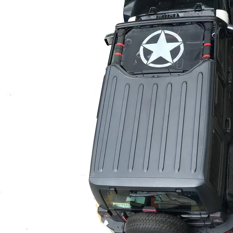 Солнцезащитный козырек Eclipse черная сетка для 2007 2018 Jeep Wrangler JK JKU 2 4Door
