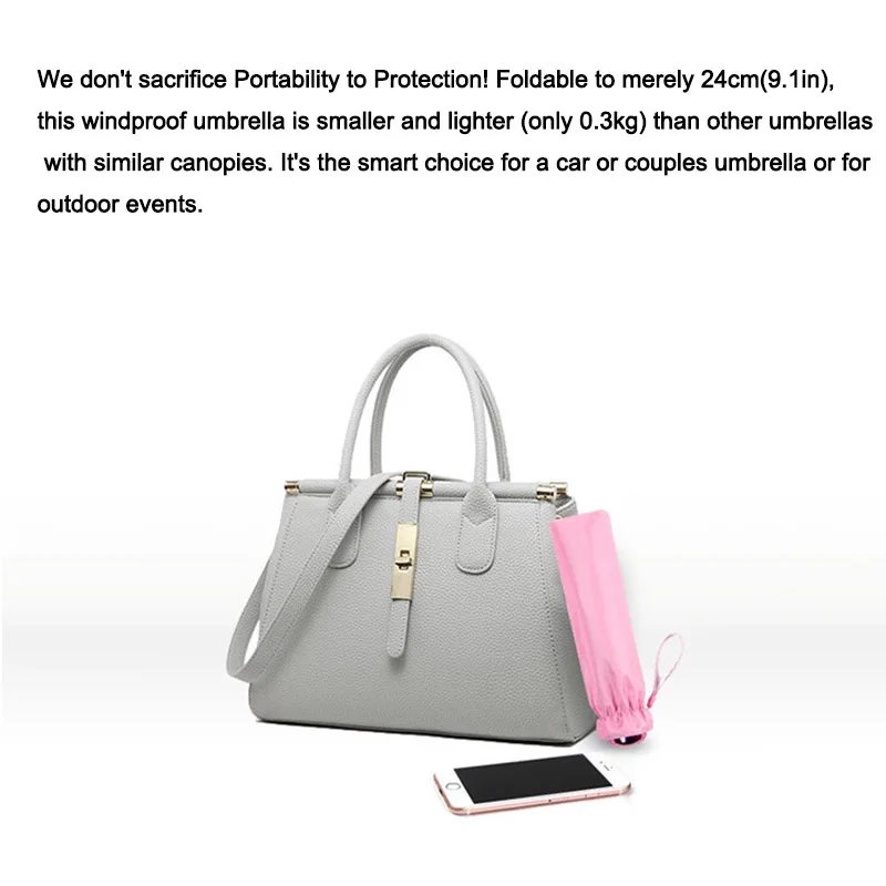 Зонт от солнца складной с защитой УФ лучей ветрозащитный аксессуар в китайском