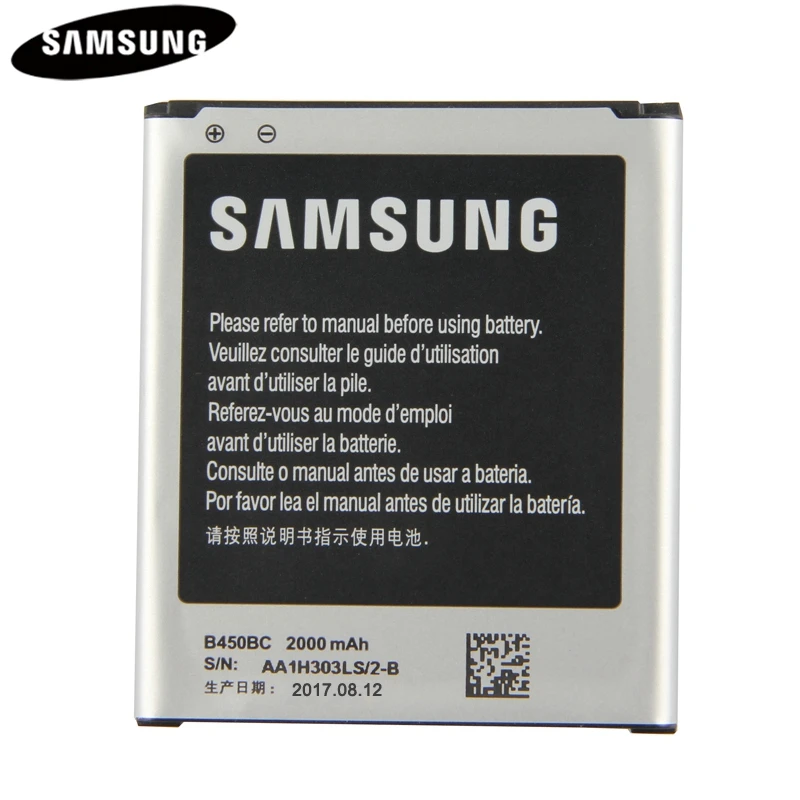 100% оригинальная запасная батарея B450BC B450BE для Samsung GALAXY Core 4G SM G3518 G3568V аккумулятор