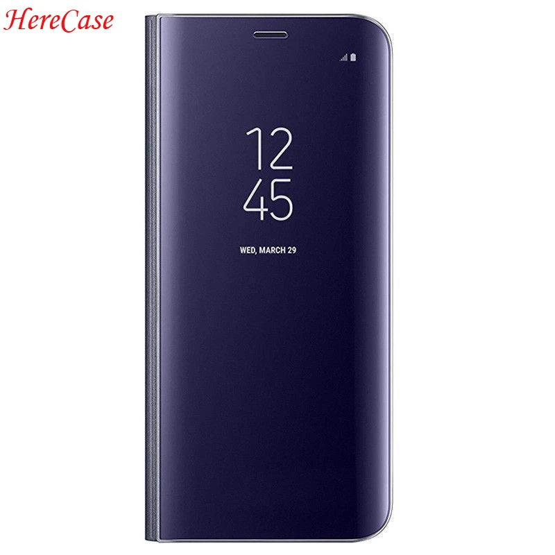 Роскошный умный зеркальный кожаный флип-чехол с подставкой для Iphone 11 6S 7 8 Plus