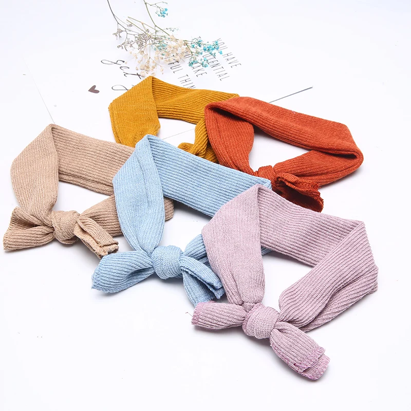 

Princess Baby Girls Headband Infant Kids Bowknot Headwear Toddler Girl Solid Turban Baby Headband Headwear Accessories