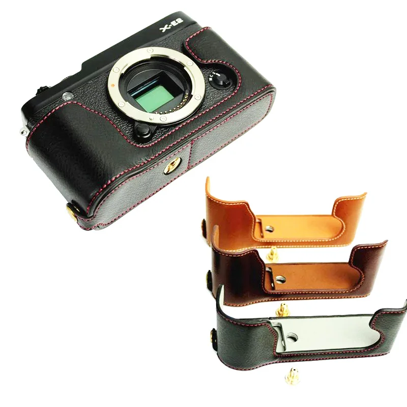 Чехол для видеокамеры Fujifilm Fuji из натуральной кожи X E1 E2 XE1 XE2|camera case|video camera casecamera bag |