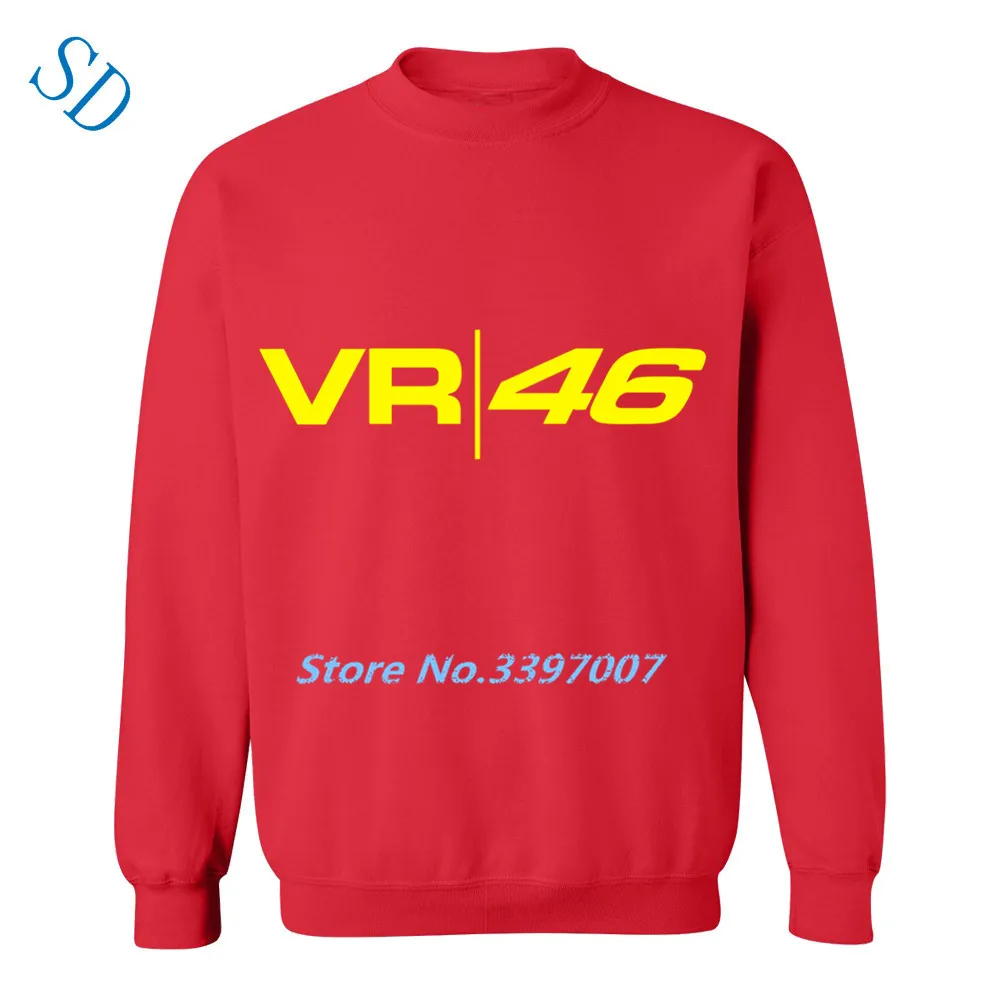 Новый Дизайн 2018vr 46 мотоцикл новый 3D Для мужчин с длинным sleeve100 % хлопок толстовка