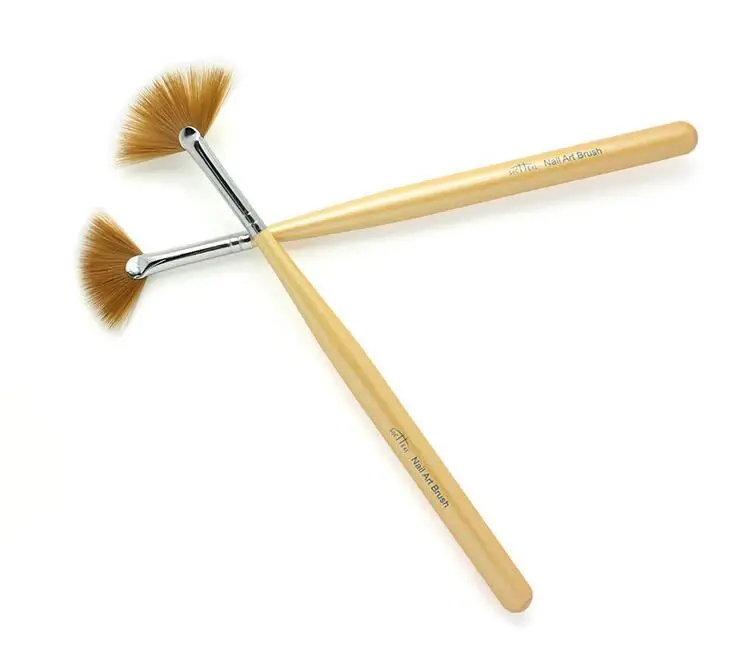 

1Pcs Nail Art Sector Fan Shape Brush Design UV Gel Polish Painting Drawing Brush Pen Manicure Tool