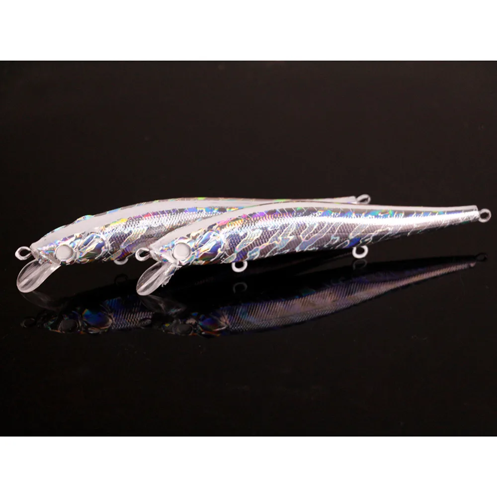 20 шт./компл. KO 11 см 13 г версия гольян Crankbait жесткие рыболовные приманки голографические медленно тонущие джеркбейты с системой переноса веса