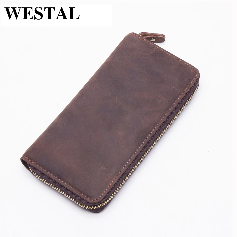 WESTAL кошелек мужской натуральная кожа портмоне мужское кошелёк мужские кошельки