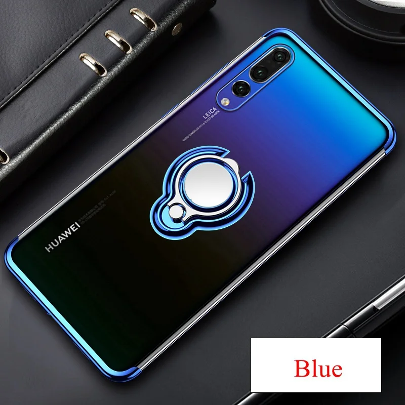 Чехол-подставка с кольцом на палец для Huawei P20 Pro lite Honor 9 8X360, магнитный держатель, чехол для Huawei Mate 10 20, чехлы с подставкой