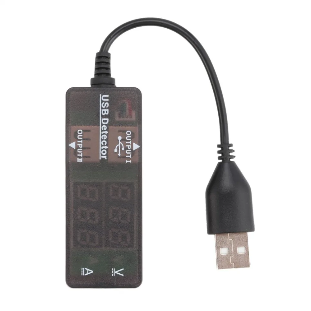 KW203 детектор USB зарядка напряжение панельный измеритель тока светодиодный