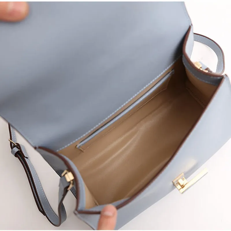 Брендовая женская сумка-мессенджер из натуральной кожи Высококачественная