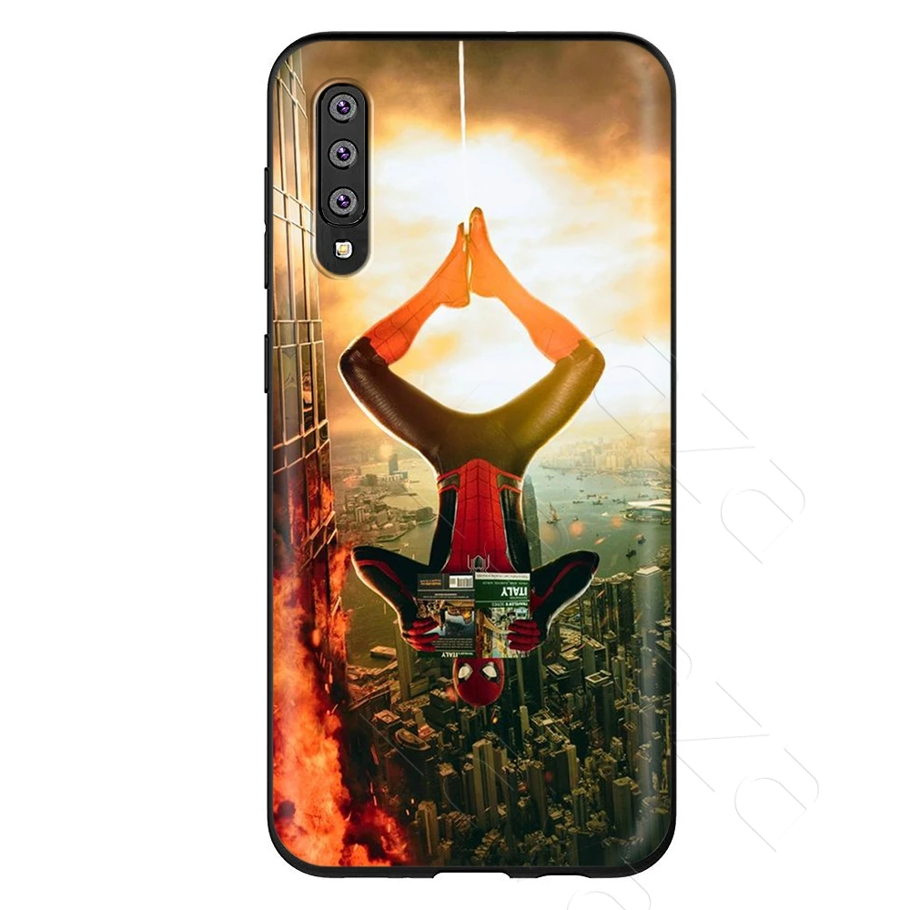 4 Lavaza Marvel Человек-паук Капитан Америка чехол для samsung Galaxy S6 S7 край J6 S8 S9 S10 плюс A3 A5 A6 A7 A8 A9 Note 8, 9 - Цвет: 4