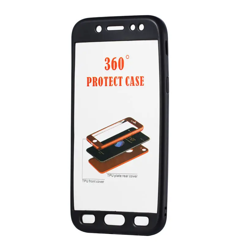 JYERAECOM Business 360 Full TPU Protective Cover Case For Samsung J5 2017 J530 EU Version Phone |