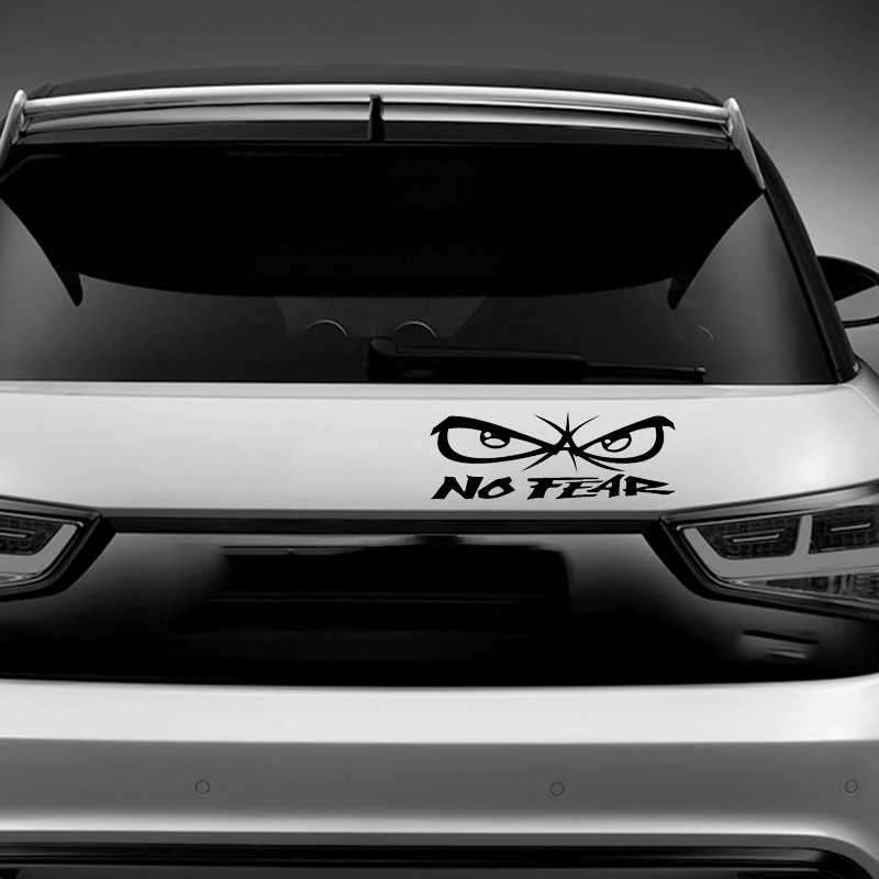 19 1x7 см интересная крутая графическая Автомобильная наклейка без страха