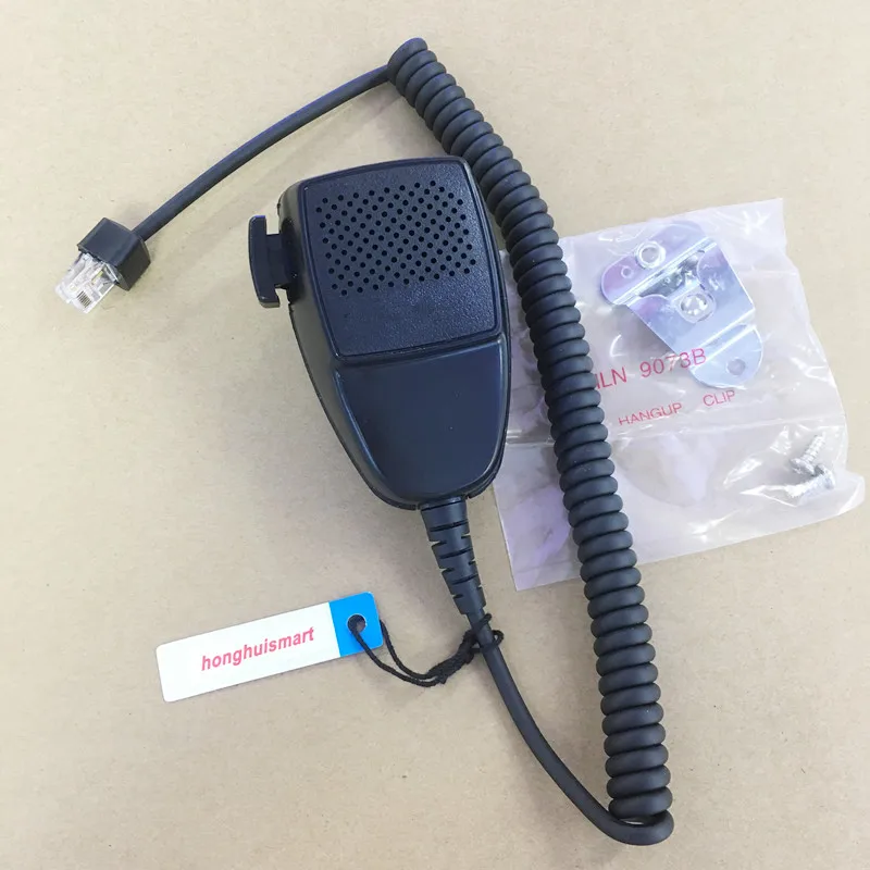 Ручной микрофон honghuismart HMN3596A черный 8 штырьков для мобильного телефона motorola GM300