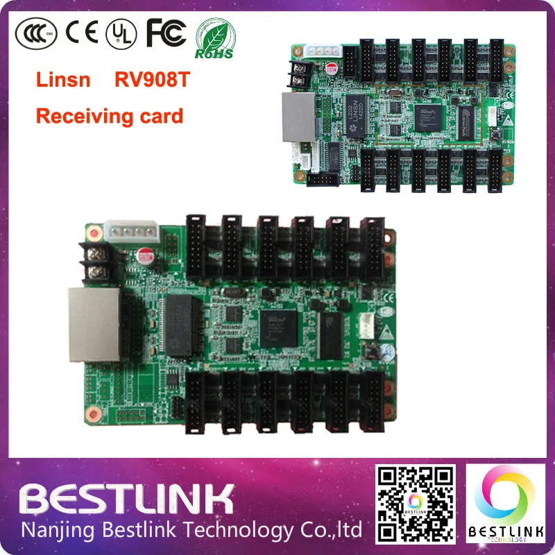 Linsn RV908T получения карты видео контроллер с TS801 TS802 LED 256*1024 пикселей для системы