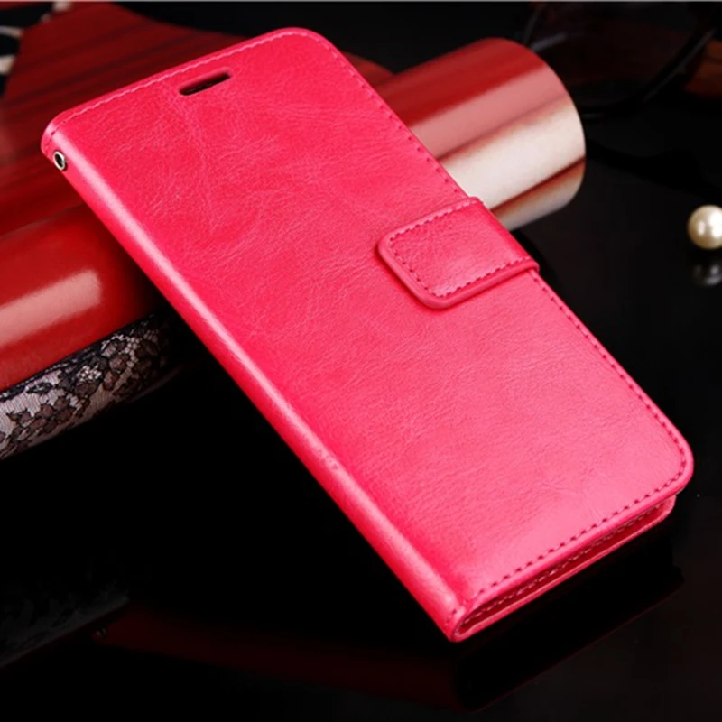 Rose Роскошный кожаный чехол-книжка для sony Xperia 1 10 Plus X XA XA1 XA2 XA3 Ultra Plus XZ1 XZ2 Compact XZ3 L1 L2 с подставкой - Цвет: Rose