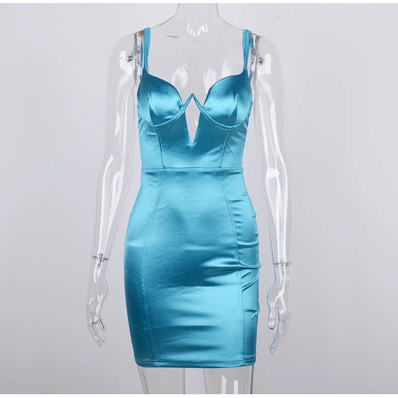 Женское вечернее платье Parthea мини-платье на тонких бретельках с пуш-апом и