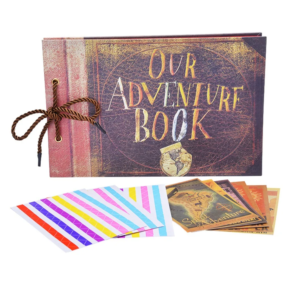 Фотоальбом в стиле ретро альбом для детских скрапбукингов с надписью My Adventure