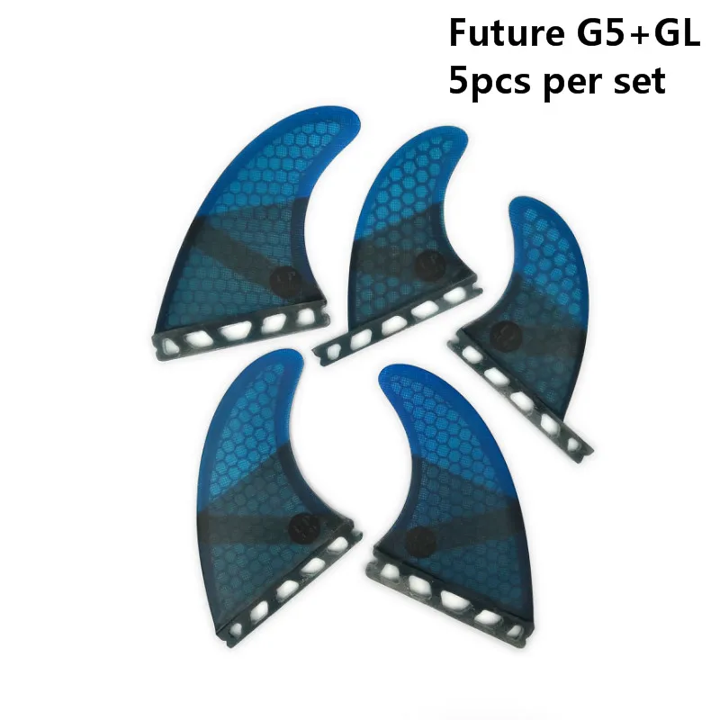 5 шт./4 шт. набор плавников Upsurf Future Fin G5+ GL плавники для серфинга стекловолокно соты Quad плавники Quilhas Thruster