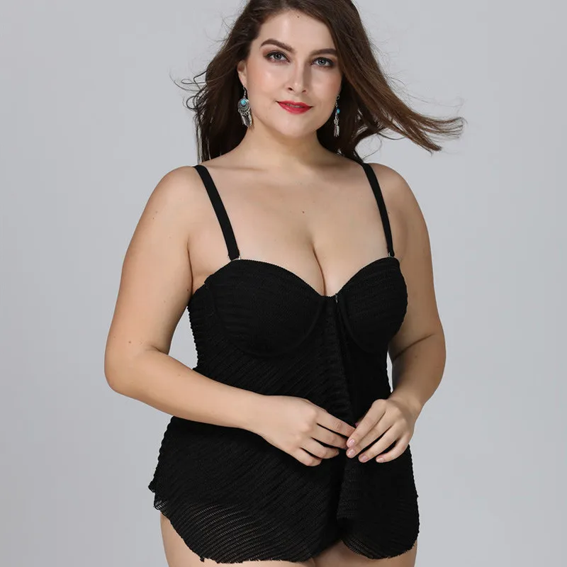 Sexy High Cut One Piece Swimwear Women Plus Size Swimsuit Black Lace Beach Bathing Suit Brazilian Monokini Push Up | Спорт и