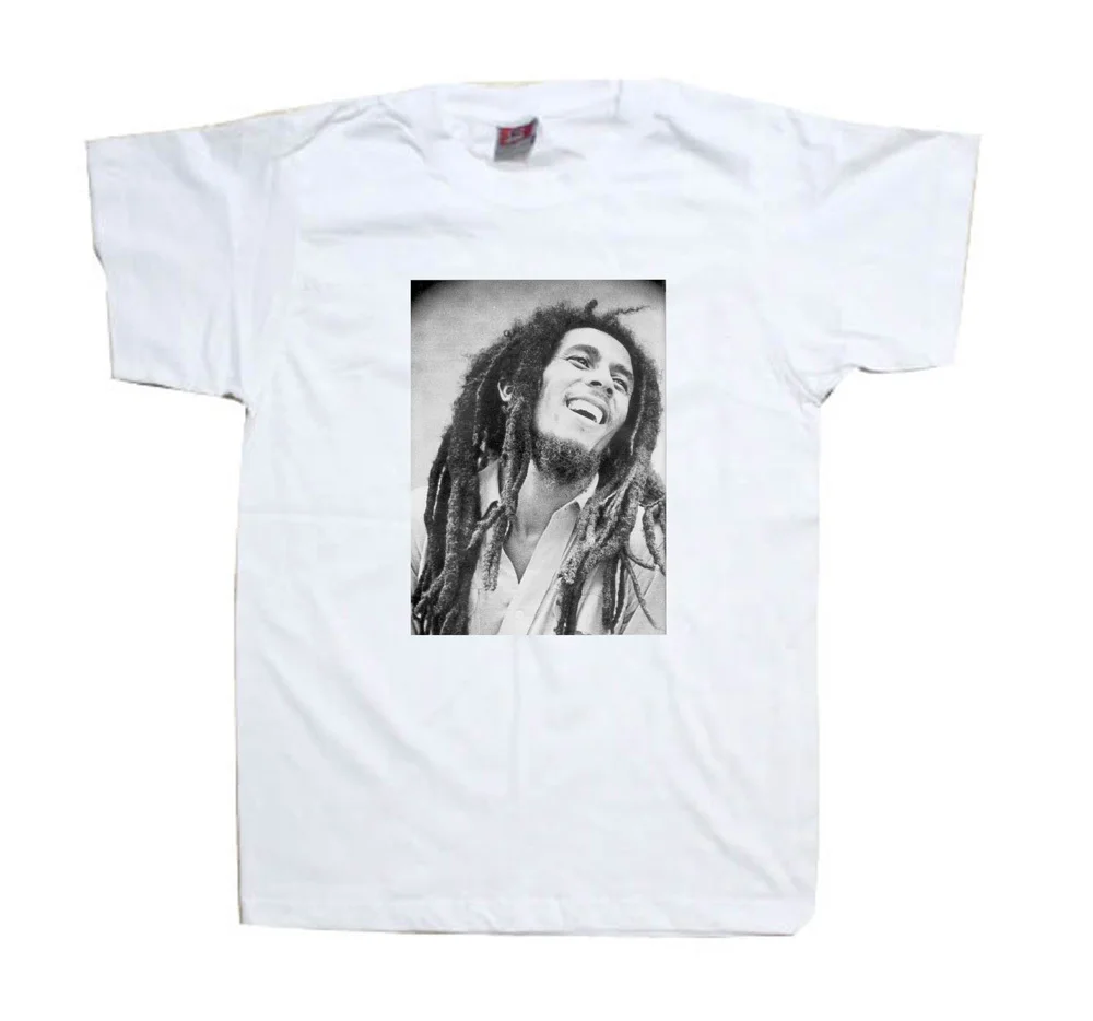 2015 New Style Individuality Originality BOB MARLEY casual t Shirt Men t-shirts 100% Cotton Free Shipping | Мужская одежда
