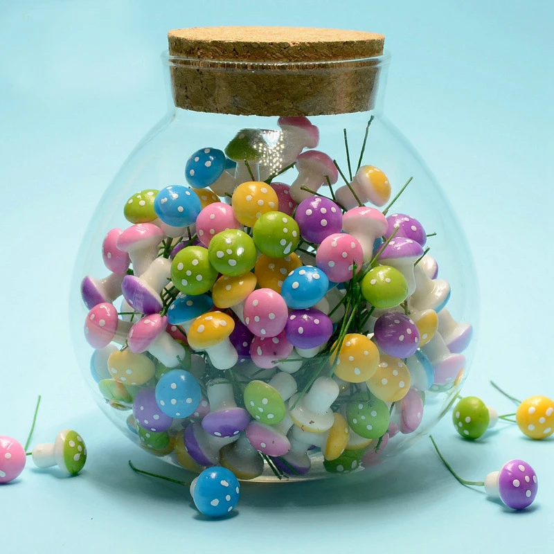 1 шт. Мини Гриб садовое украшение миниатюрное изделия из смолы мини пейзаж