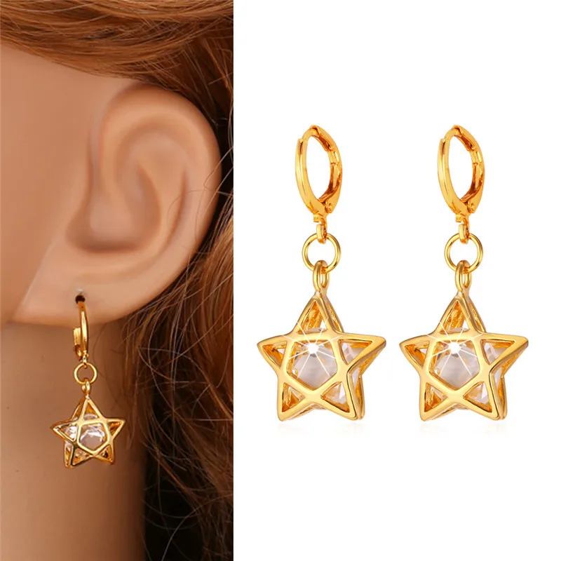 Kpop звезда набор серьги ожерелье браслет модные ювелирные изделия Золотой Цвет