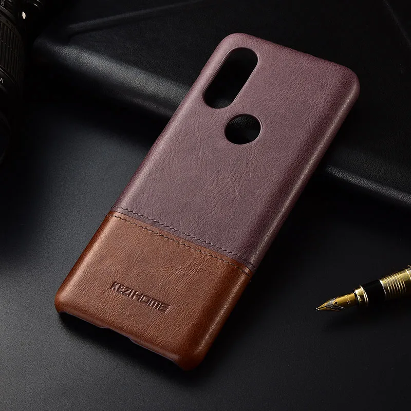 Чехол из натуральной кожи для Motorola Moto P40 чехол телефона p40 деловой задняя крышка |