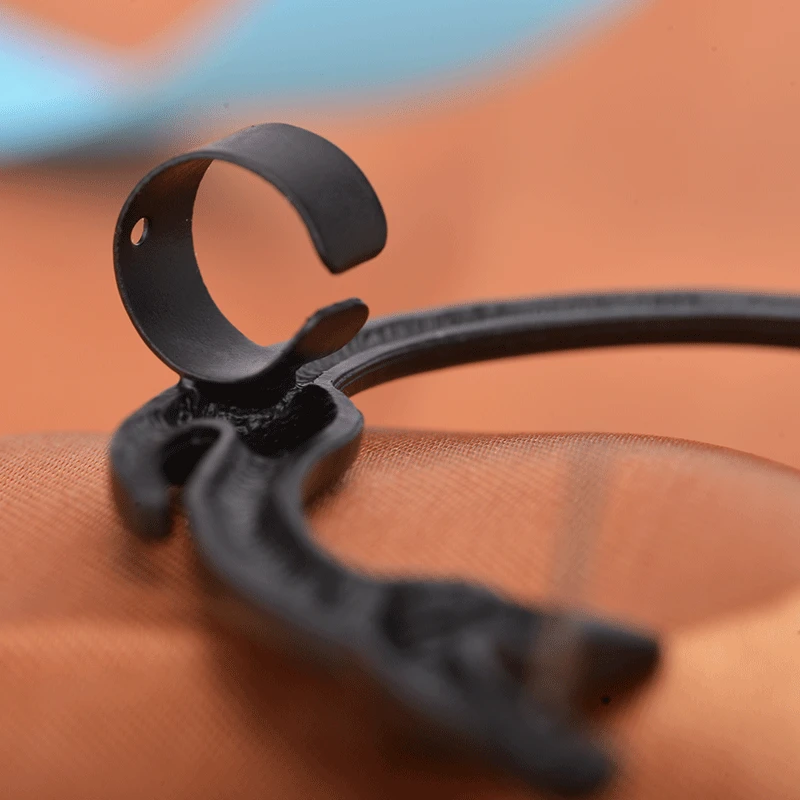 Один милый 3D кошка золото/серебро/черный ухо манжеты рок животных серьги-каффы