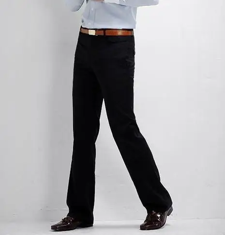 black Для мужчин Slim Fit плоский передний костюм отдельные брюки формальные свадебные бизнес прямые мужские брюки светло-серый тонкий офис платье брюки - Цвет: black
