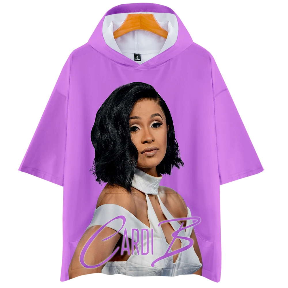 Футболка с коротким рукавом Cardi B модная футболка 3D принтом крутая дышащая