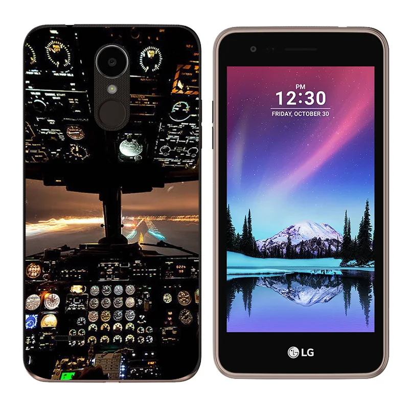 Для LG K4 2017 X230K чехол мягкий TPU силиконовый треугольный для телефона с рисунком X230/LG