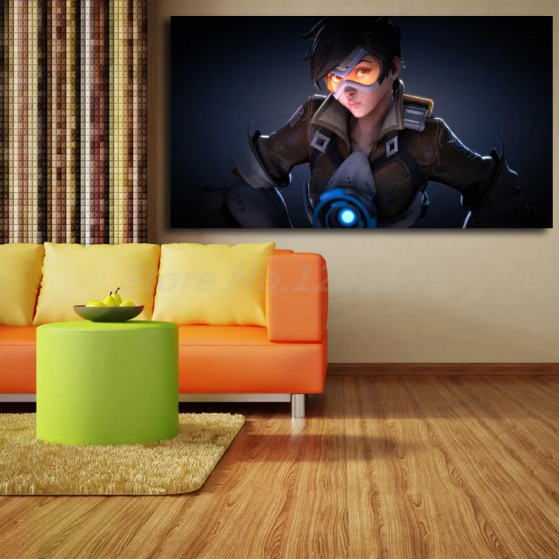 Tracer Overwatchs художественные работы 4K обои настенные Холст Плакаты печать картины