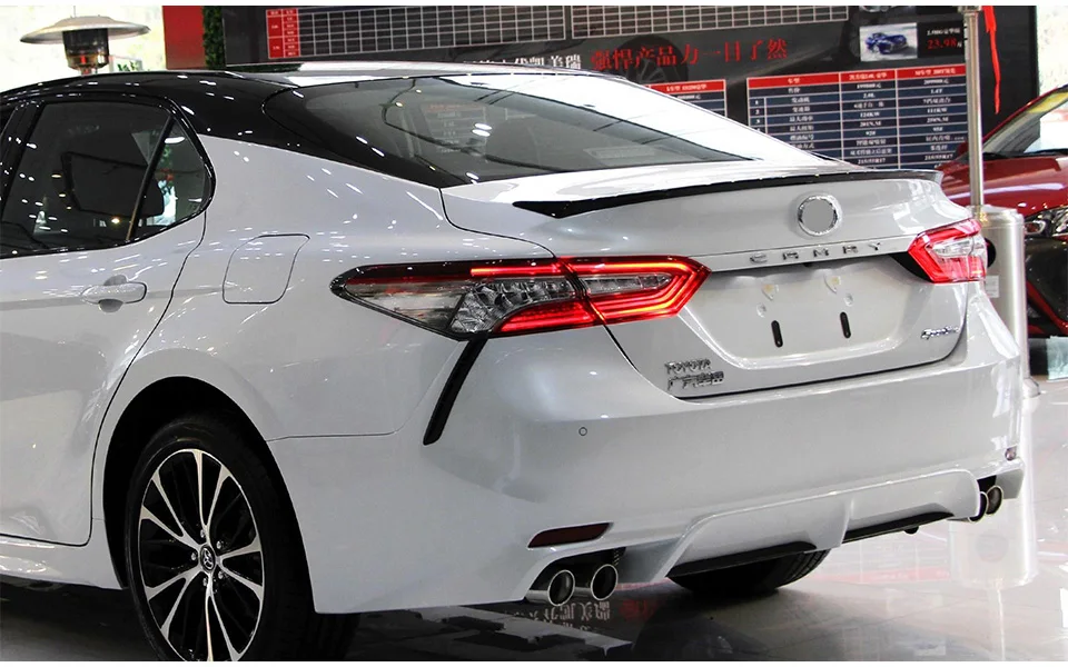 AKD Тюнинг автомобилей задние фонари для Toyota Camry задние фонари светодиодный DRL ходовые огни Противотуманные фары с ангельскими глазками задние габаритные огни
