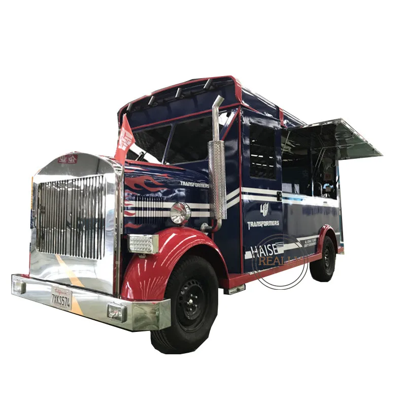 Электрический грузовик для фаст фуда Мобильная тележка еды трейлер торговая хот