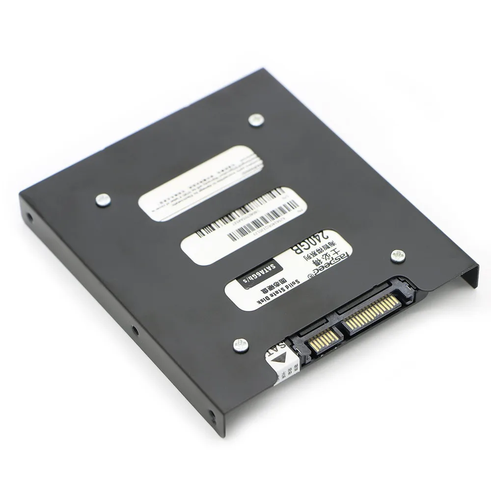Лоток SSD 2,5 дюймов до 3,5 дюймов SSD HDD адаптер кронштейн металлический монтажный комплект Кронштейн Док-станция Держатель для жесткого диска для настольного ПК