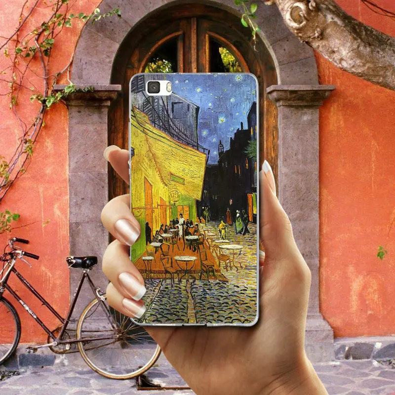 Van Gogh Starry Sky Soft Mobile Phone Cases TPU Cover for Huawei P8 P9 P10 P20 P30 Honor 7 7X 7A 9 10 Mate Pro Lite Shell | Мобильные