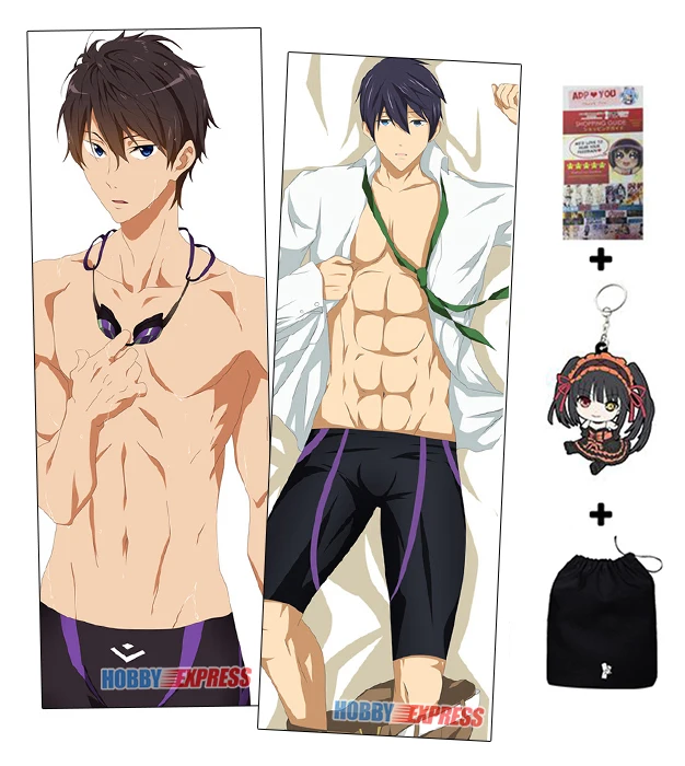 Хобби Экспресс бесплатно! Японская наволочка для обнимания Мужская дакимакура